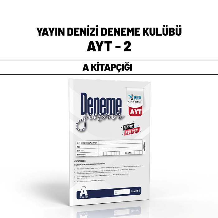 YDENİZİ YKS AYT DENEME KULÜBÜ SNV 2-A - 25-26